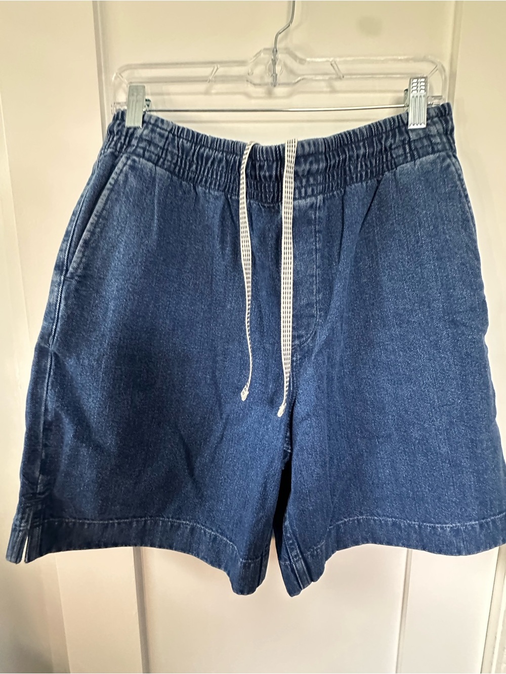 Women’s Timberland High-Waist Denim Shorts - Dark Blue